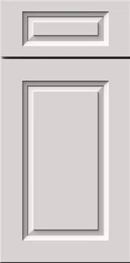 Glacier White cabinet door sample