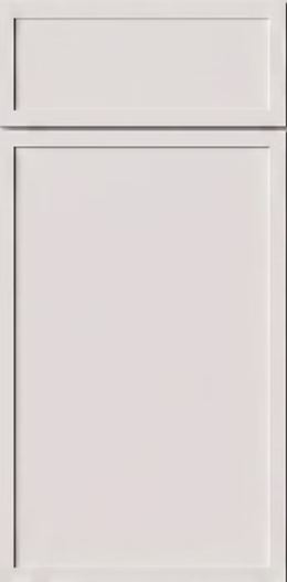 Studio White cabinet door sample