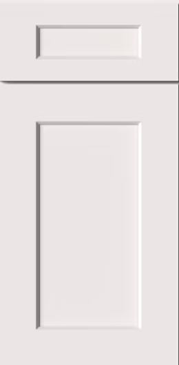 White Shaker cabinet door sample
